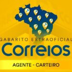 Gabarito extraoficial da prova para carteiro dos Correios 2024 / Meus Downloads