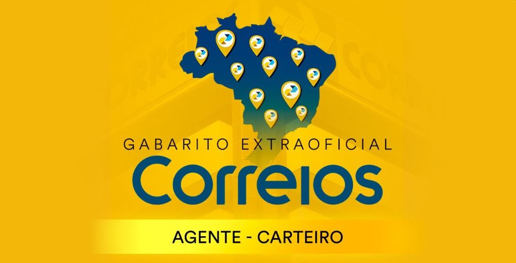 Gabarito extraoficial da prova para carteiro dos Correios 2024 / Meus Downloads