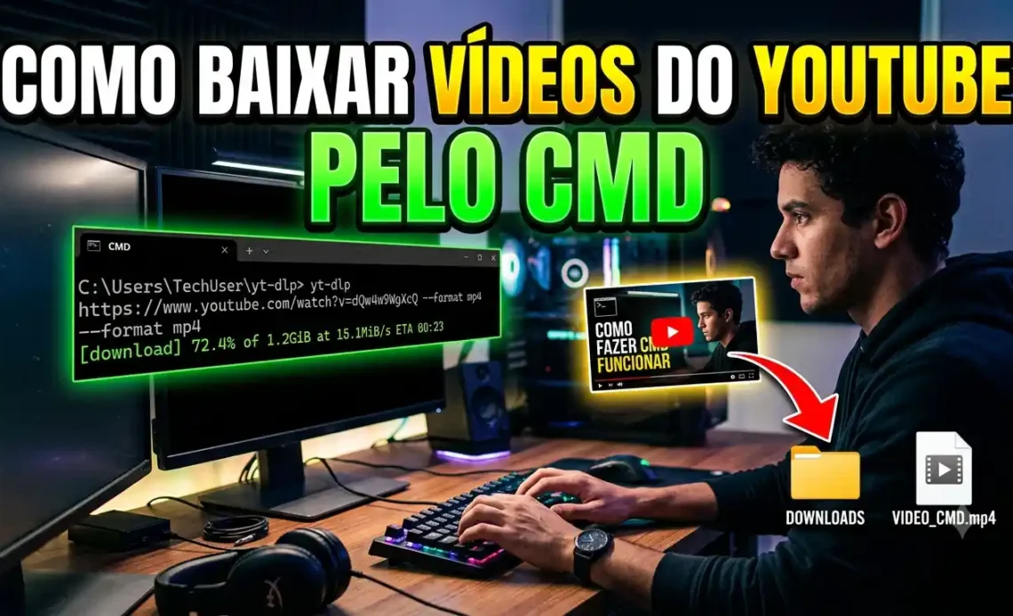 Como baixar vídeos do YouTube usando o CMD / Meus Downloads
